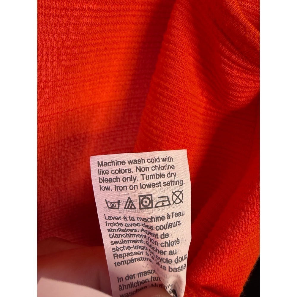 ⛱️🔥J.Crew - Orange Ribbed Button Front Tank - L - Picture 6 of 6